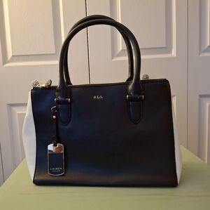 Ralph Lauren Black & White Tote